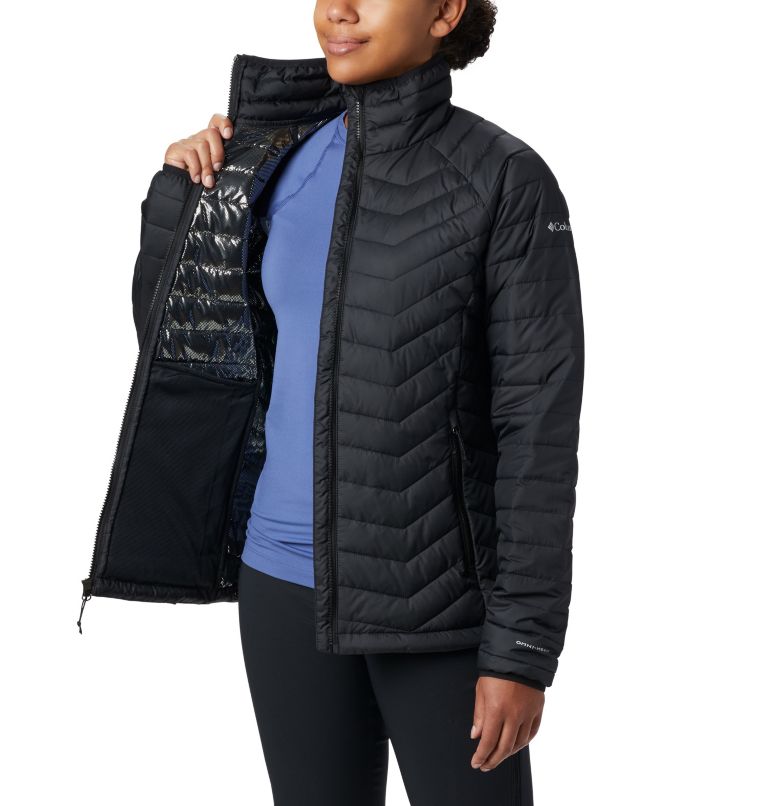 Thumbnail: Women’s Powder Lite Jacket, Color: Black, image 5