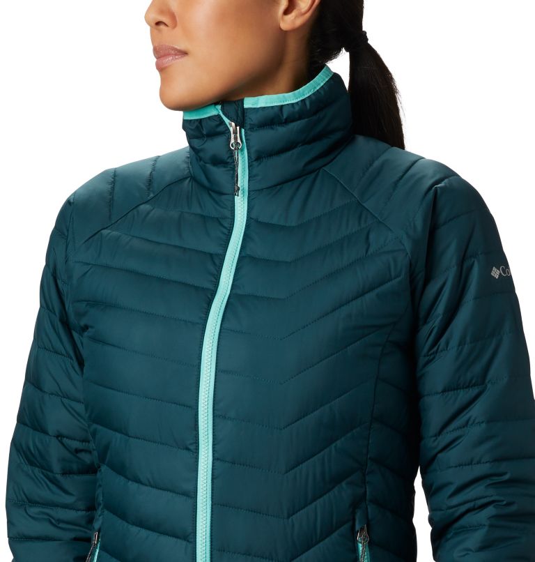 Women’s Powder Lite Insulated Jacket - 2023 COLLECTION, Color: Dark Seas, image 5