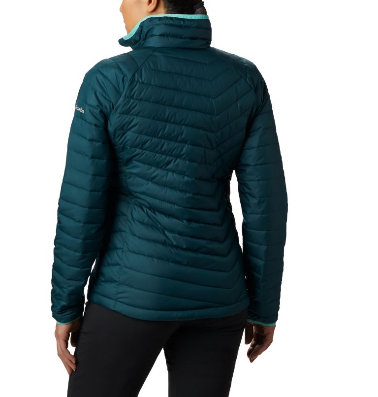 Women’s Powder Lite Insulated Jacket - 2023 COLLECTION, Color: Dark Seas, image 2