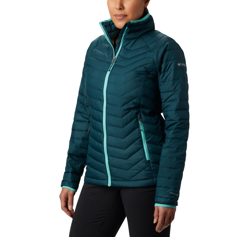 Women’s Powder Lite Insulated Jacket - 2023 COLLECTION, Color: Dark Seas, image 1