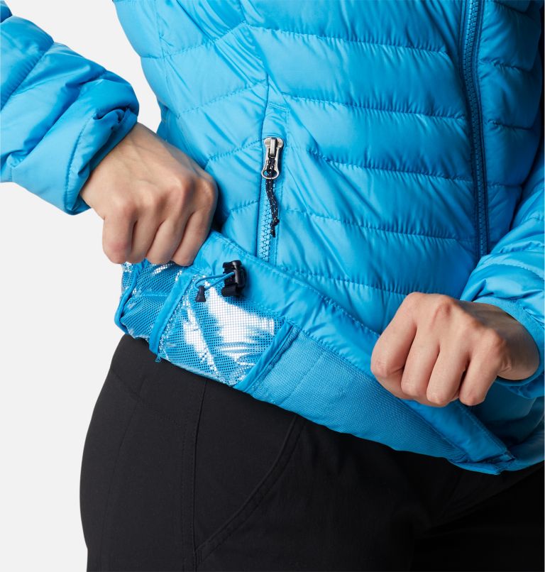Women’s Powder Lite Jacket, Color: Blue Chill, image 7