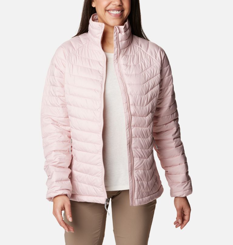 Women’s Powder Lite Insulated Jacket - 2023 COLLECTION, Color: Dusty Pink, image 7