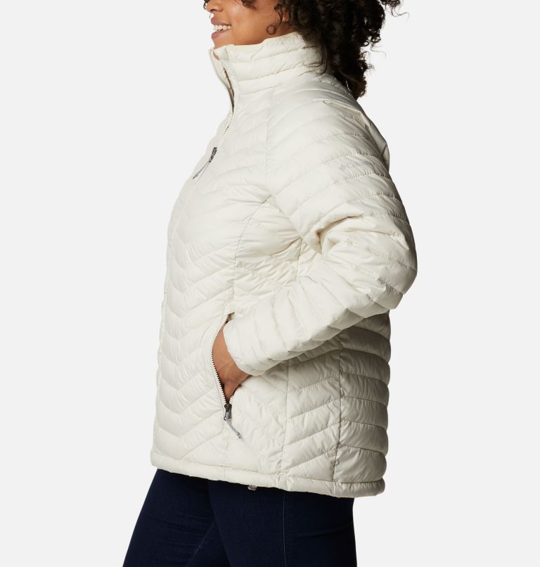 Women's Powder Lite Jacket - Plus Size, Color: Chalk, image 3