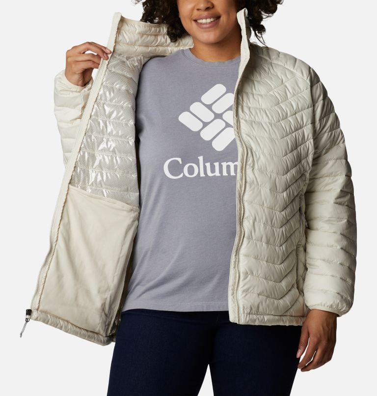 Women's Powder Lite Jacket - Plus Size, Color: Chalk, image 5
