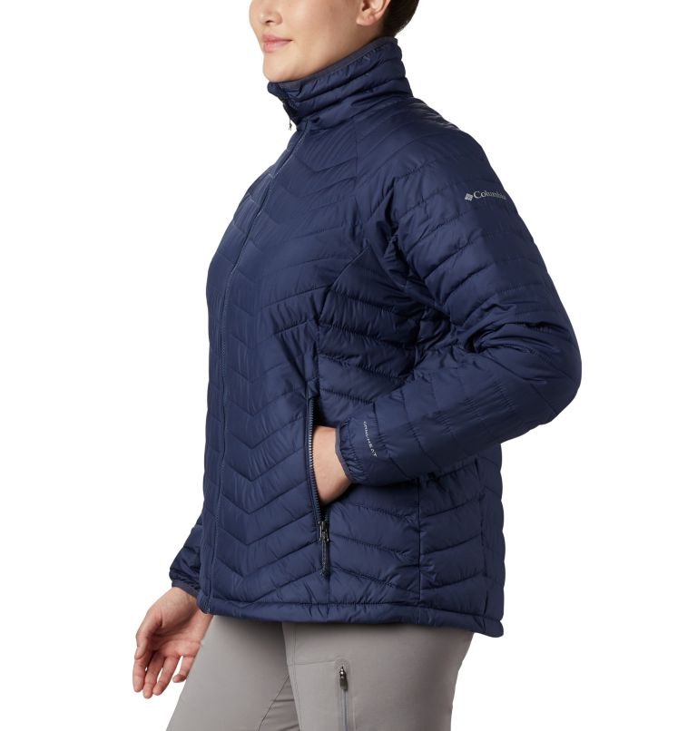 Thumbnail: Women's Powder Lite Jacket - Plus Size, Color: Nocturnal, image 3