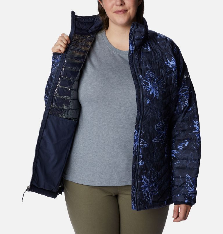 Women's Powder Lite Jacket - Plus Size, Color: Nocturnal Aurelian Print, image 5