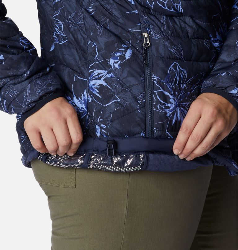 Women's Powder Lite Jacket - Plus Size, Color: Nocturnal Aurelian Print, image 7