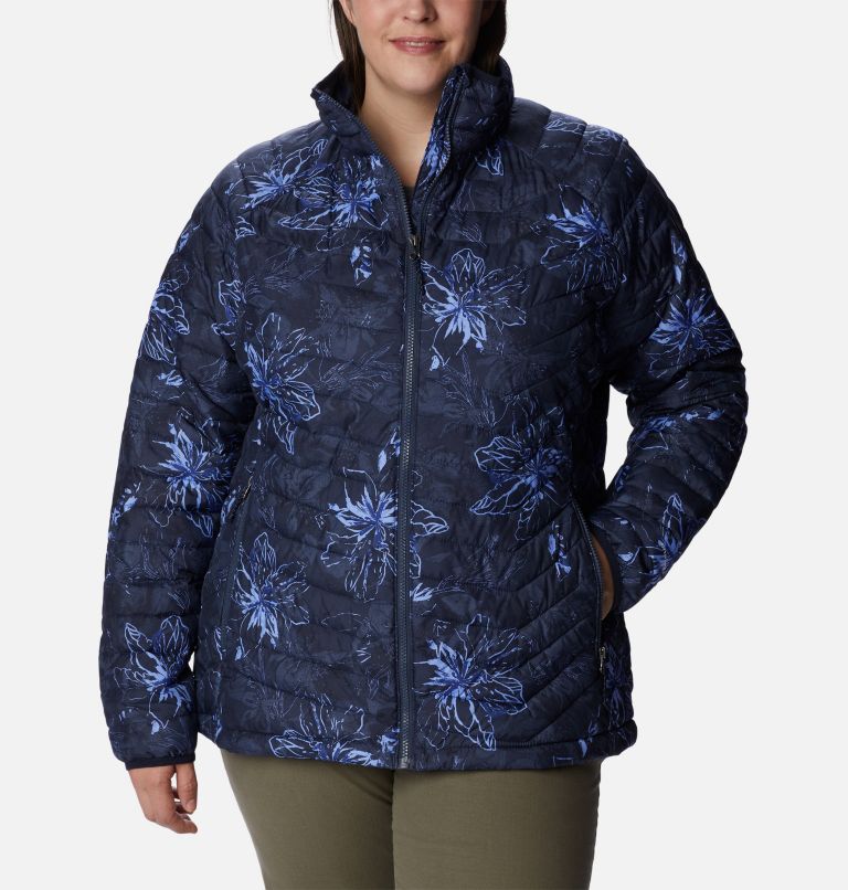 Women's Powder Lite Jacket - Plus Size, Color: Nocturnal Aurelian Print, image 1