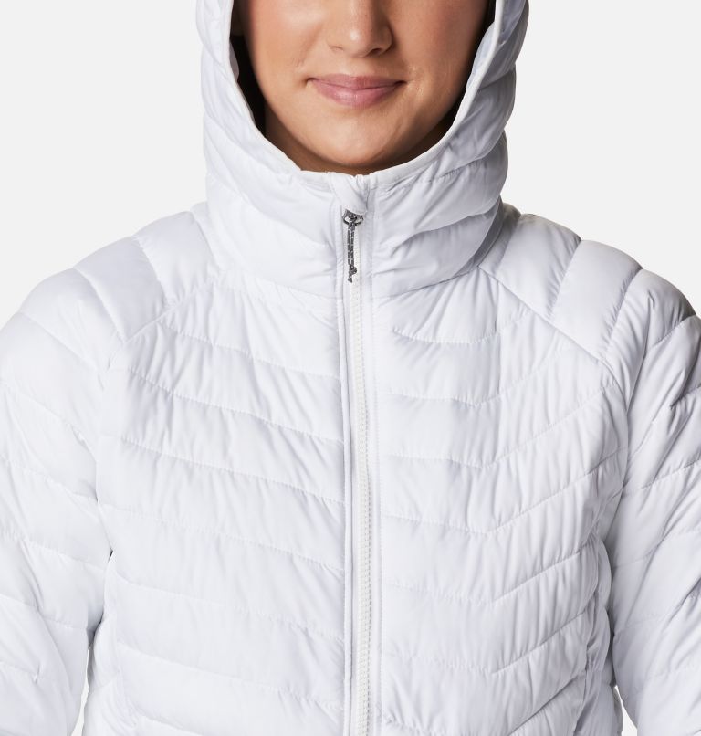 templo Caliza Melbourne Chaqueta con capucha Powder Lite™ para mujer | Columbia Sportswear