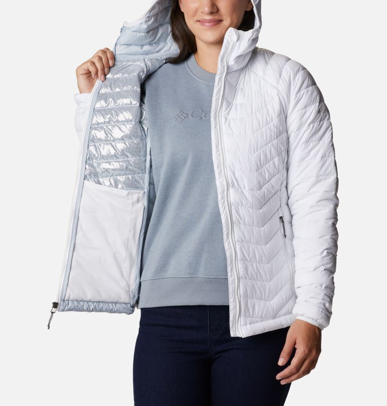 Powder Lite Hooded Jacket | 103 | S, Color: White, image 5