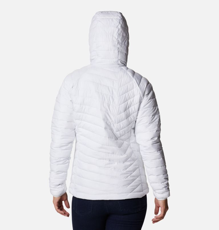 Women’s Powder Lite Hooded Jacket, Color: White, image 2