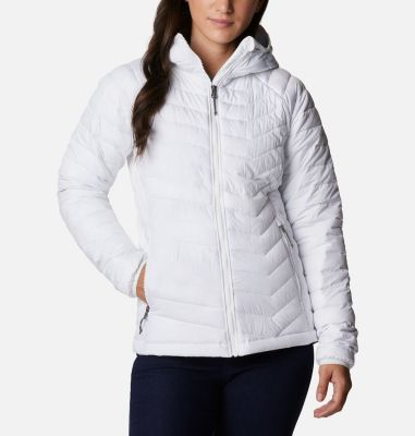 Powder Lite&trade; Kapuzenjacke f&uuml;r Damen Powder Lite&trade; Hooded Jacket | 103 | XS, White, front