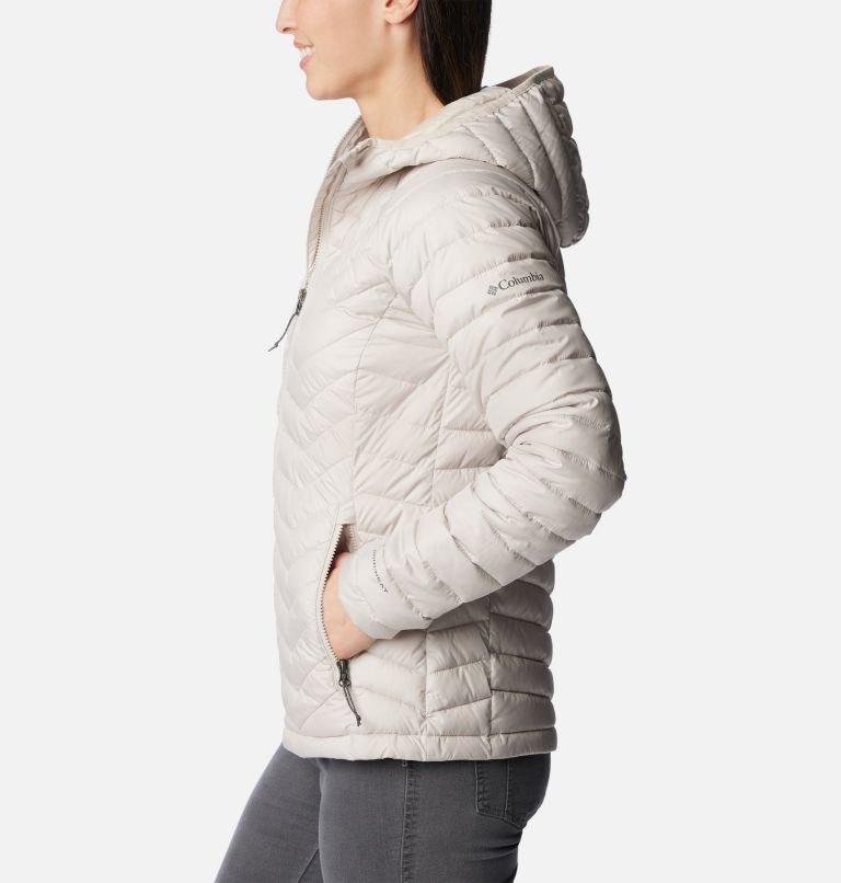 Women’s Powder Lite Insulated Hooded Jacket - 2023 COLLECTION, Color: Dark Stone, image 3