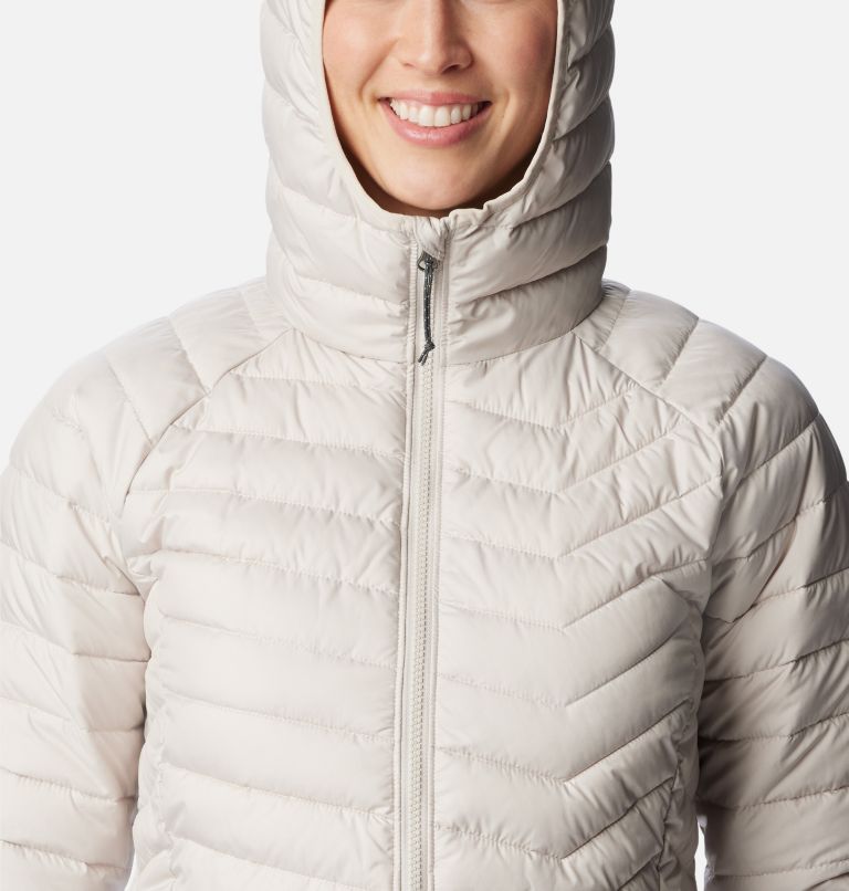 Columbia Powder Lite Hooded Jacket Black Plumíferos esquí mujer : Snowleader