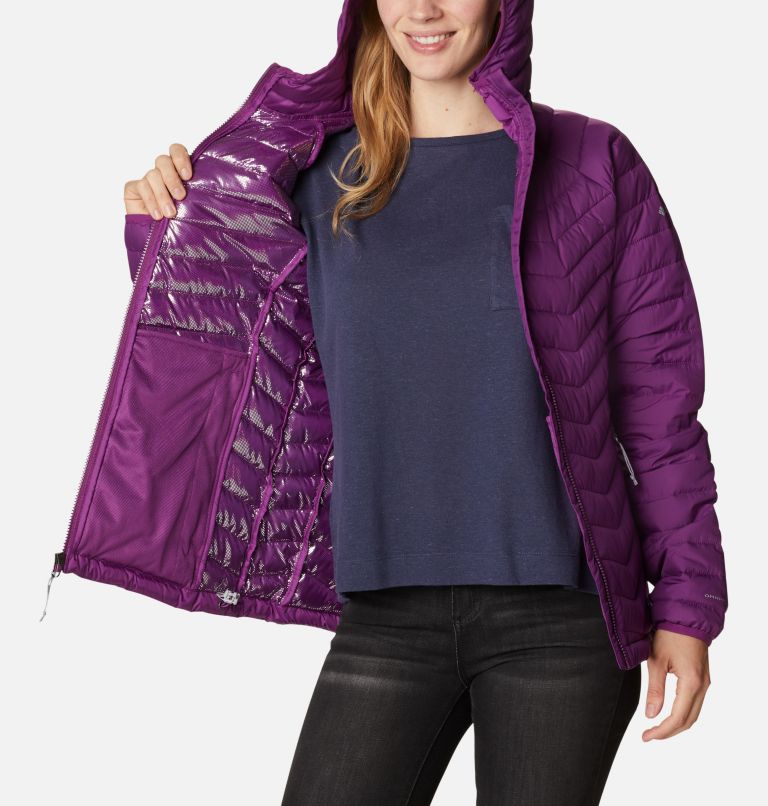 Chaqueta para mujer Columbia Powder Lite en púrpura