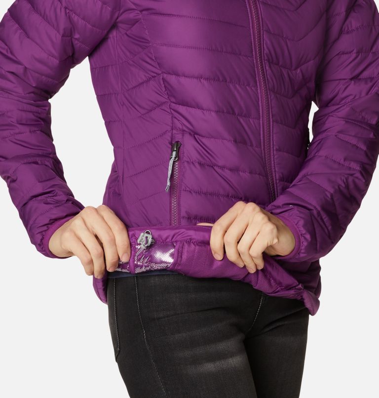 Chaqueta para mujer Columbia Powder Lite en púrpura