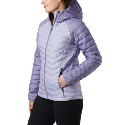 Powder Lite&trade; Kapuzenjacke f&uuml;r Damen Powder Lite&trade; Hooded Jacket | 103 | XS, Twilight, Dusty Iris, front