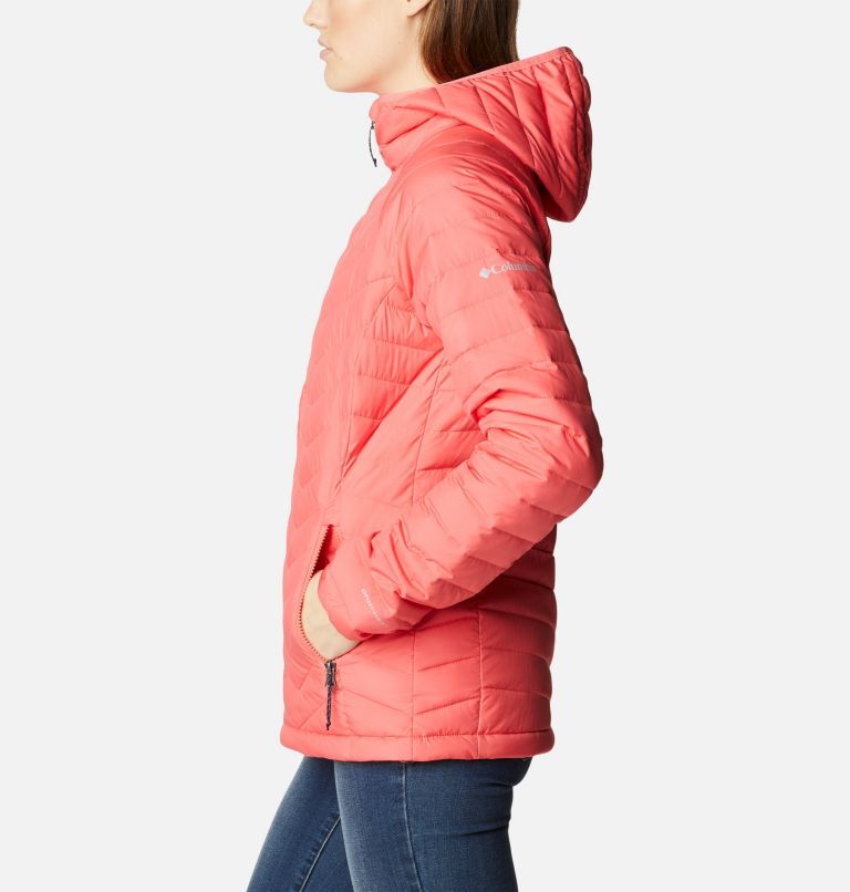 Thumbnail: Powder Lite Hooded Jacket | 614 | L, Color: Blush Pink, image 3