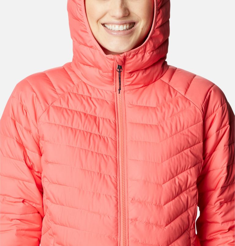 Thumbnail: Powder Lite Hooded Jacket | 614 | XS, Color: Blush Pink, image 4