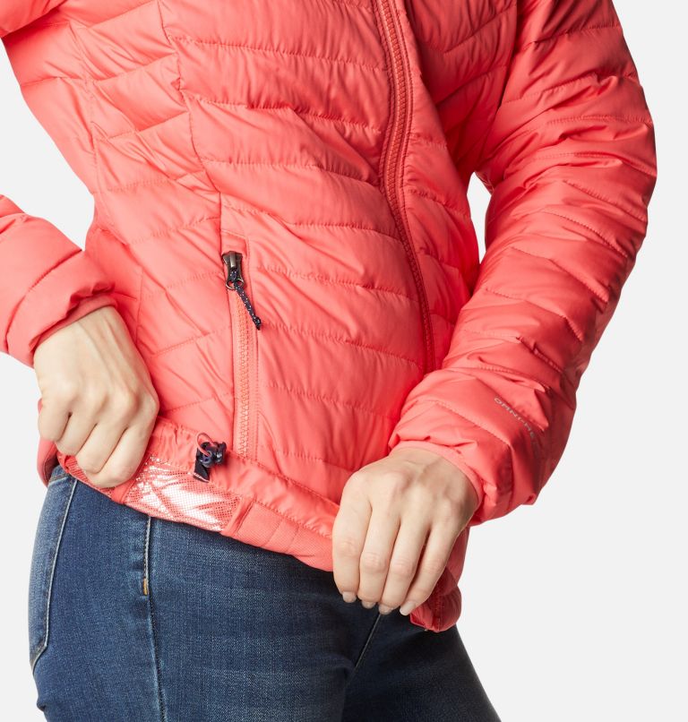Thumbnail: Powder Lite Hooded Jacket | 614 | XS, Color: Blush Pink, image 7
