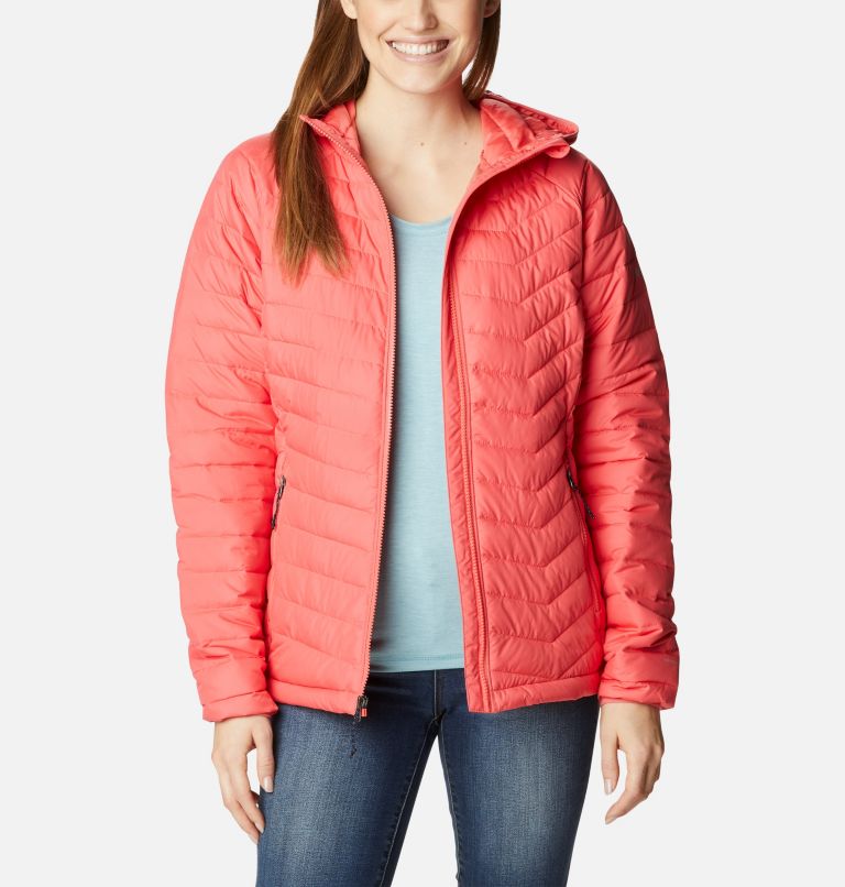 Thumbnail: Powder Lite Hooded Jacket | 614 | XS, Color: Blush Pink, image 8
