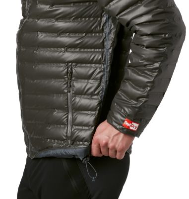 columbia men's titanium outdry down hooded puffer jacket