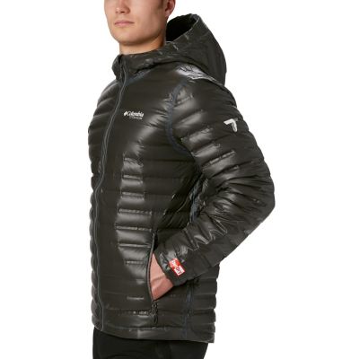 men's outdry ex gold down hooded jacket