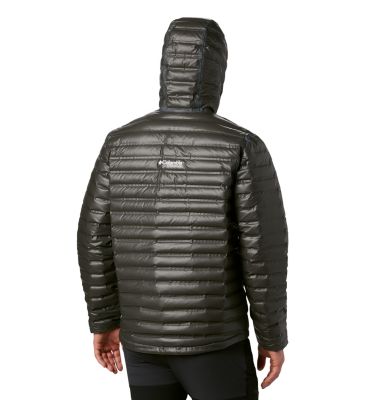 columbia men's titanium outdry down hooded puffer jacket