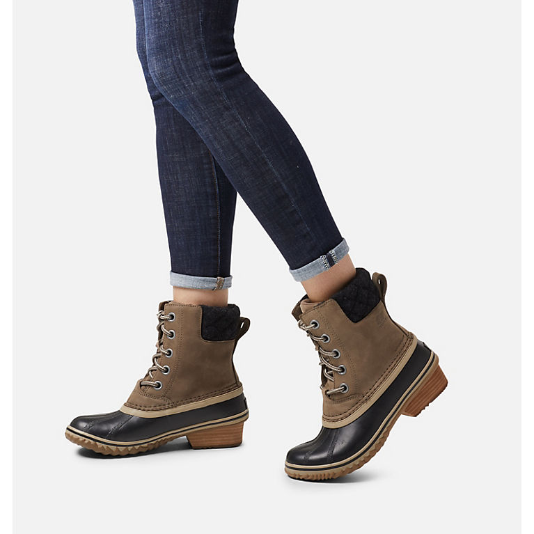 5.Sorel Slimpack II Lace Boots