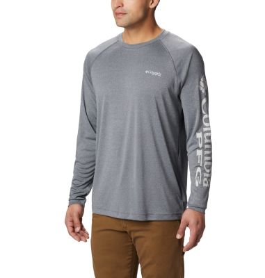 Columbia Sportswear Men's Texas Rangers PFG Terminal Tackle Long Sleeve T- shirt