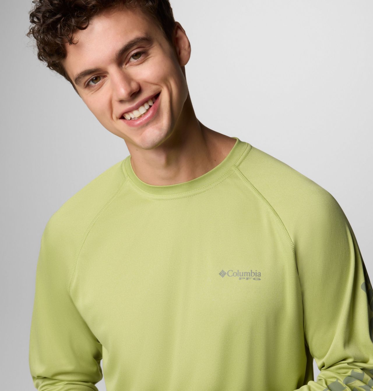 Men's PFG Terminal Tackle™ Heather Long Sleeve Shirt 5
