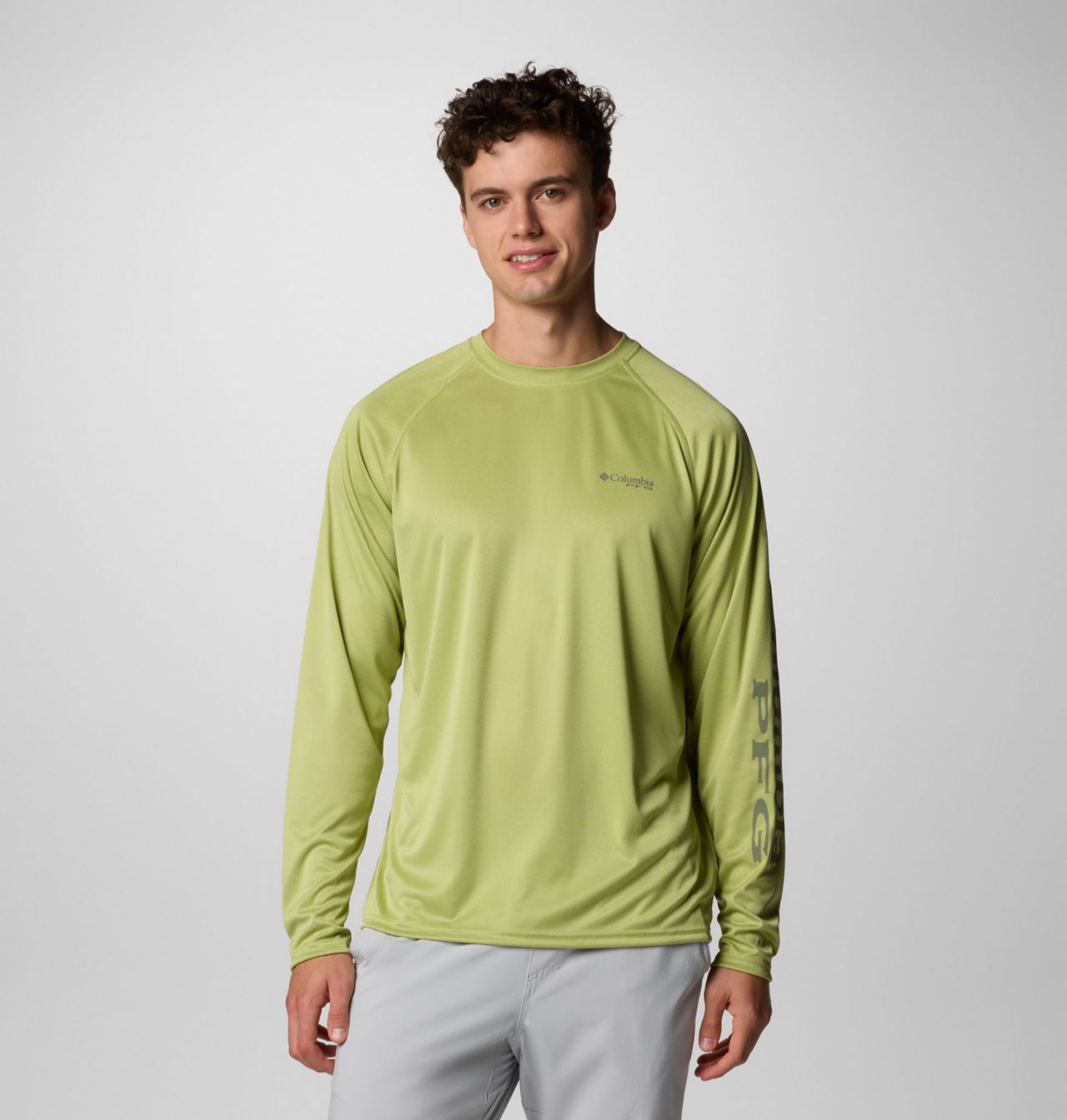 Men's PFG Terminal Tackle™ Heather Long Sleeve Shirt 1