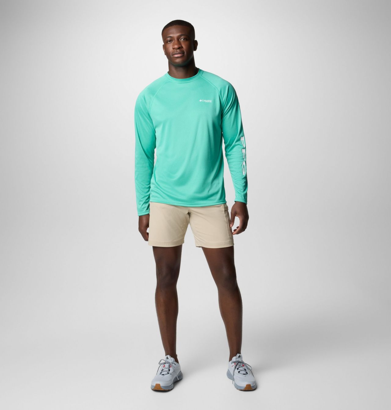 Men's PFG Terminal Tackle™ Heather Long Sleeve Shirt 2