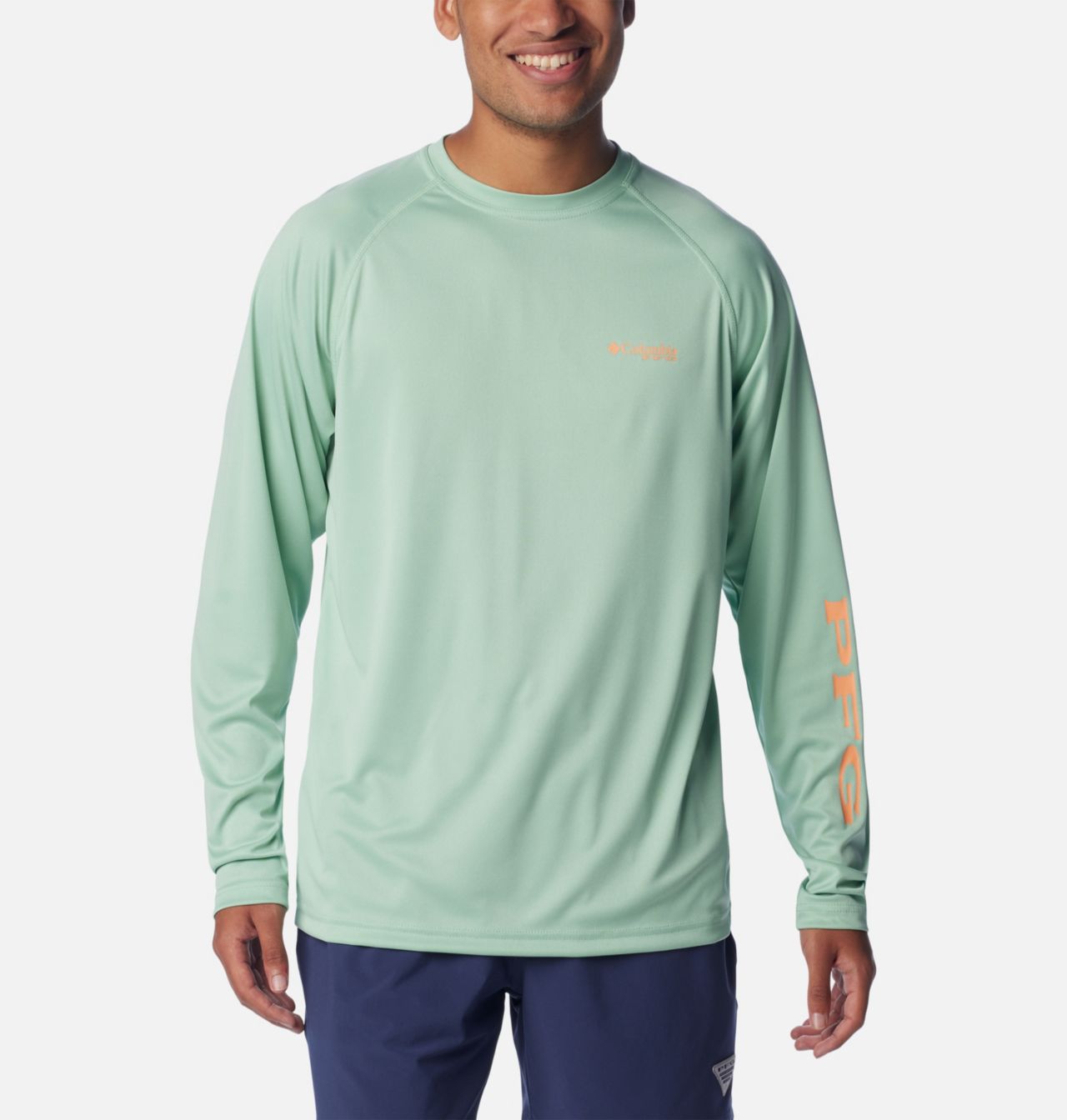 Men's PFG Terminal Tackle™ Heather Long Sleeve Shirt | 384 | XXL 1