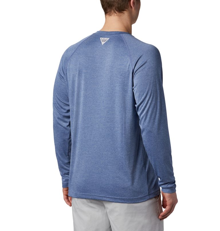 Men's Columbia PFG UPF 50 Terminal Tackle™ Heather Long Sleeve Shirt