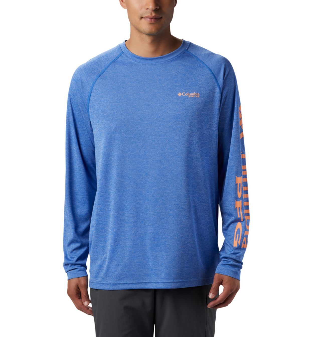 Men's PFG Terminal Tackle™ Heather Long Sleeve Shirt 1