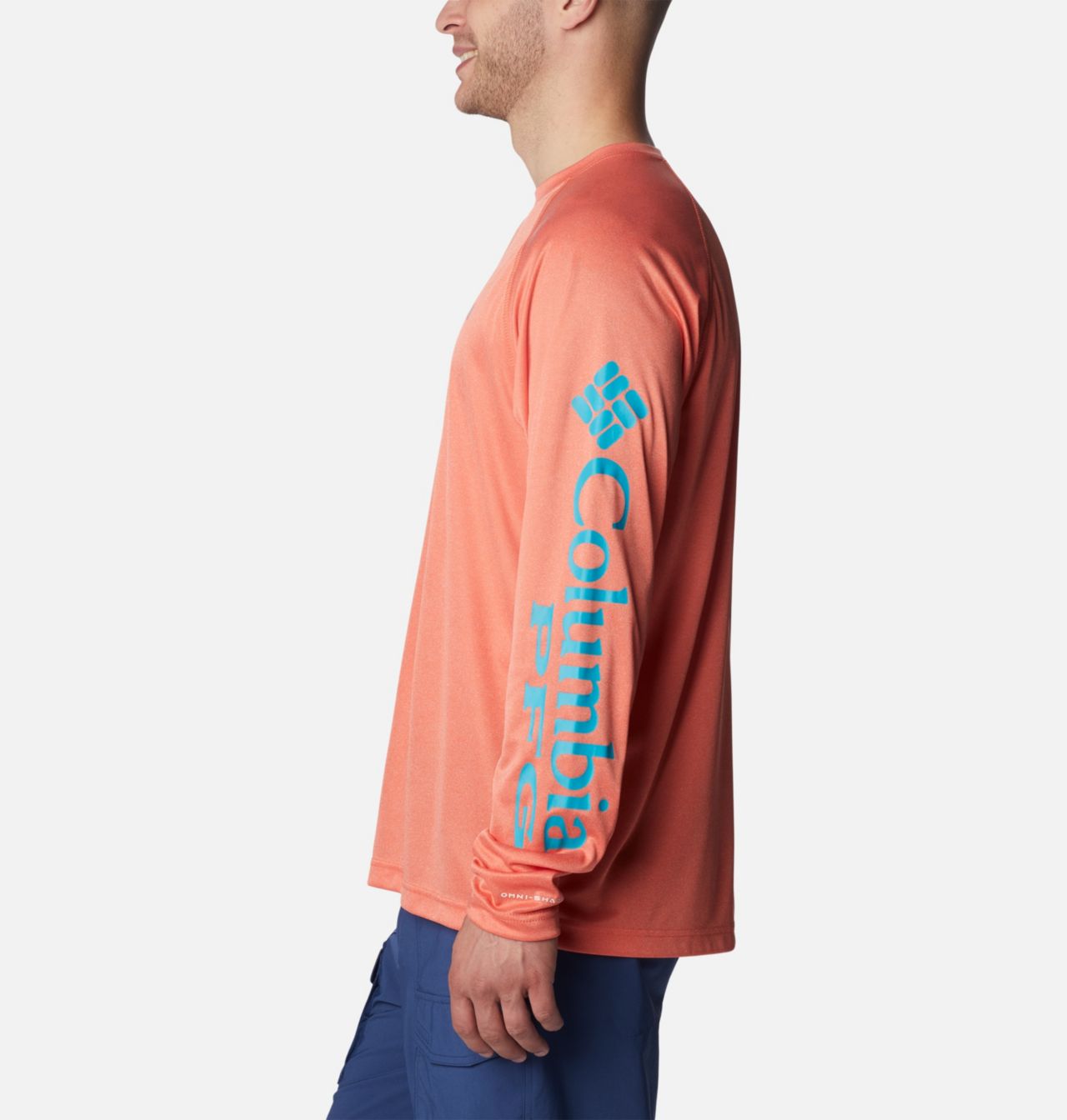Men's PFG Terminal Tackle™ Heather Long Sleeve Shirt 3