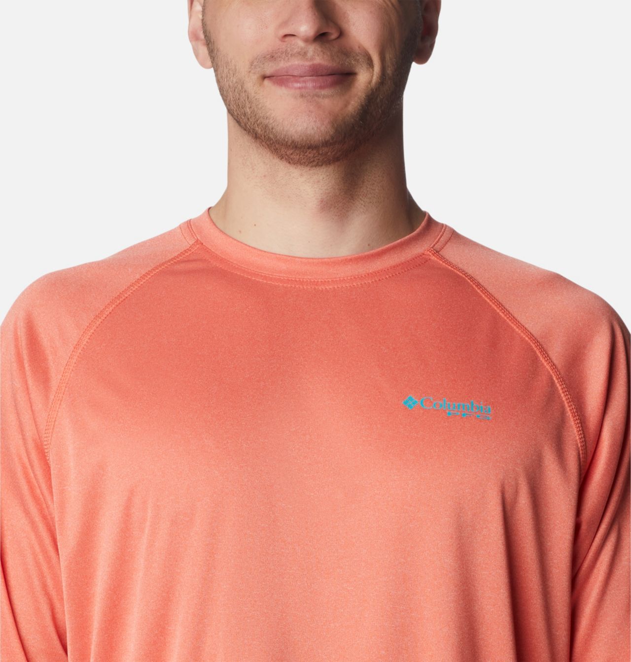 Men's PFG Terminal Tackle™ Heather Long Sleeve Shirt 4