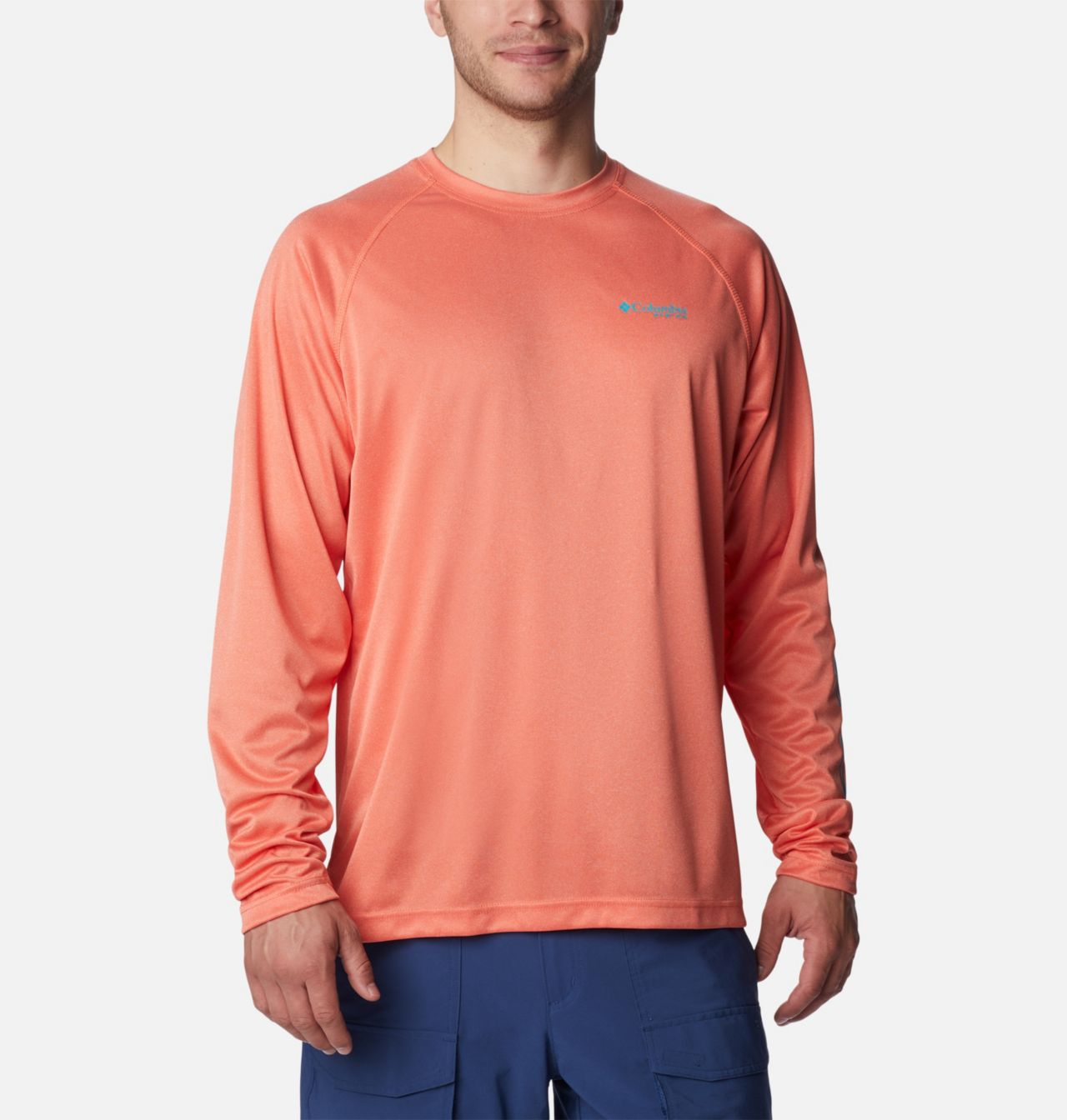 Men's PFG Terminal Tackle™ Heather Long Sleeve Shirt 1