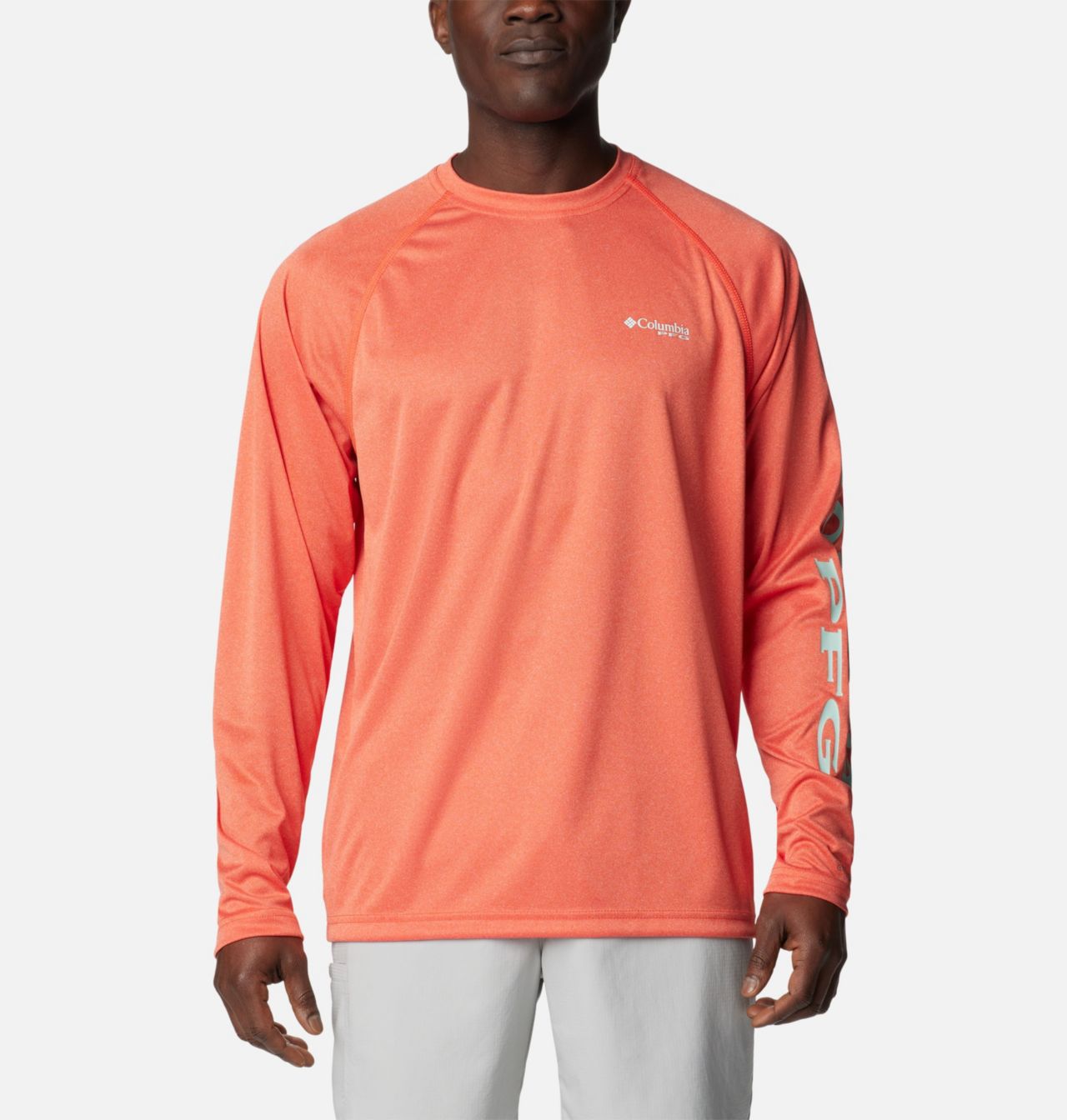 Men's PFG Terminal Tackle™ Heather Long Sleeve Shirt 1