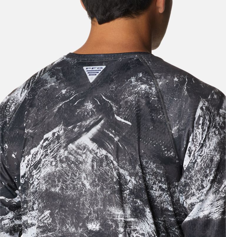 Men's PFG Super Terminal Tackle Long Sleeve Shirt, Color: Black Realtree Horizon, image 5