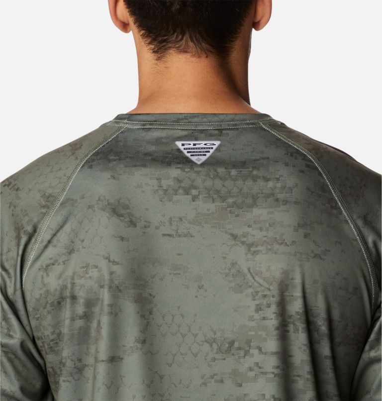 Thumbnail: Men's PFG Super Terminal Tackle Long Sleeve Shirt, Color: Cypress PFG Camo, image 5