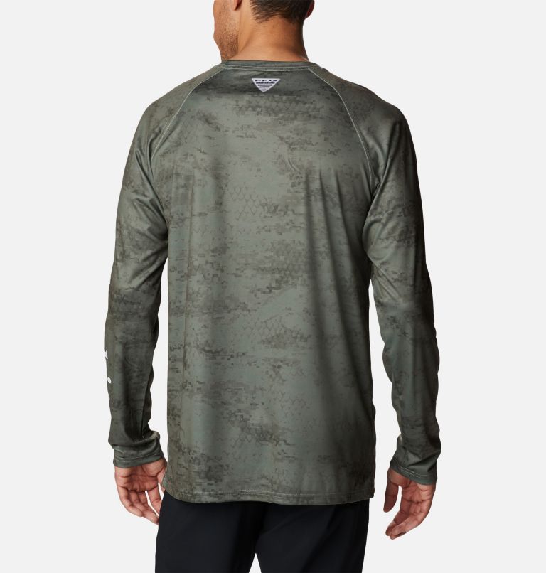 Thumbnail: Men's PFG Super Terminal Tackle Long Sleeve Shirt, Color: Cypress PFG Camo, image 2