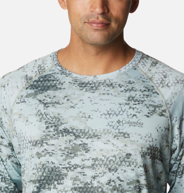 Men's PFG Super Terminal Tackle Long Sleeve Shirt, Color: Safari PFG Camo, image 4