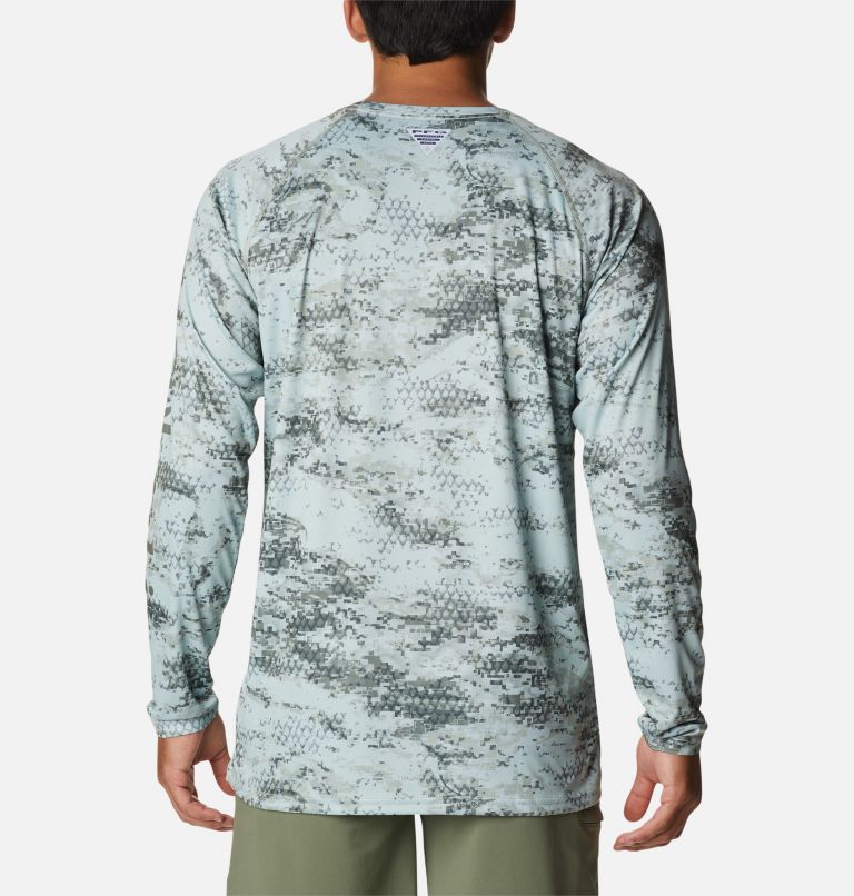 Thumbnail: Men's PFG Super Terminal Tackle Long Sleeve Shirt, Color: Safari PFG Camo, image 2