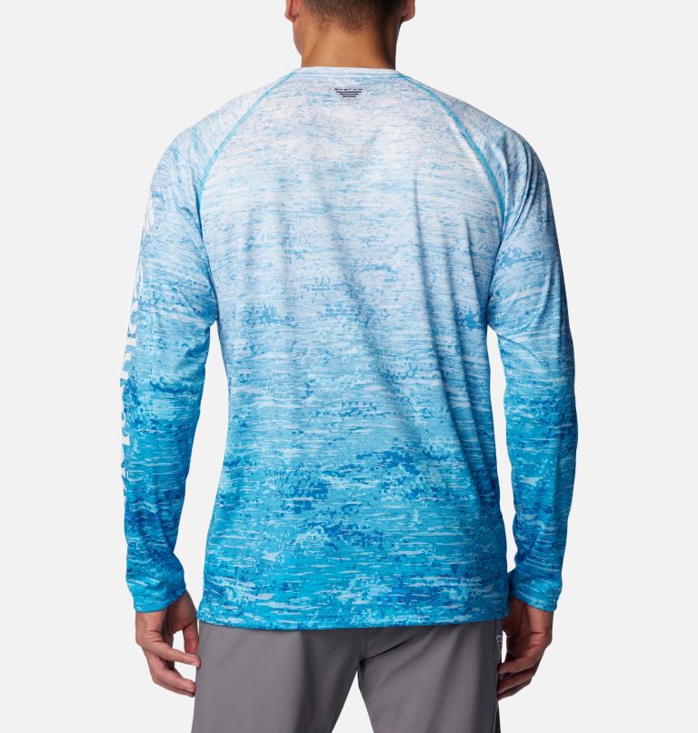 Columbia Men's PFG Super Terminal Tackle™ Long Sleeve Shirt - Ocean Teal  Ripples • Price »