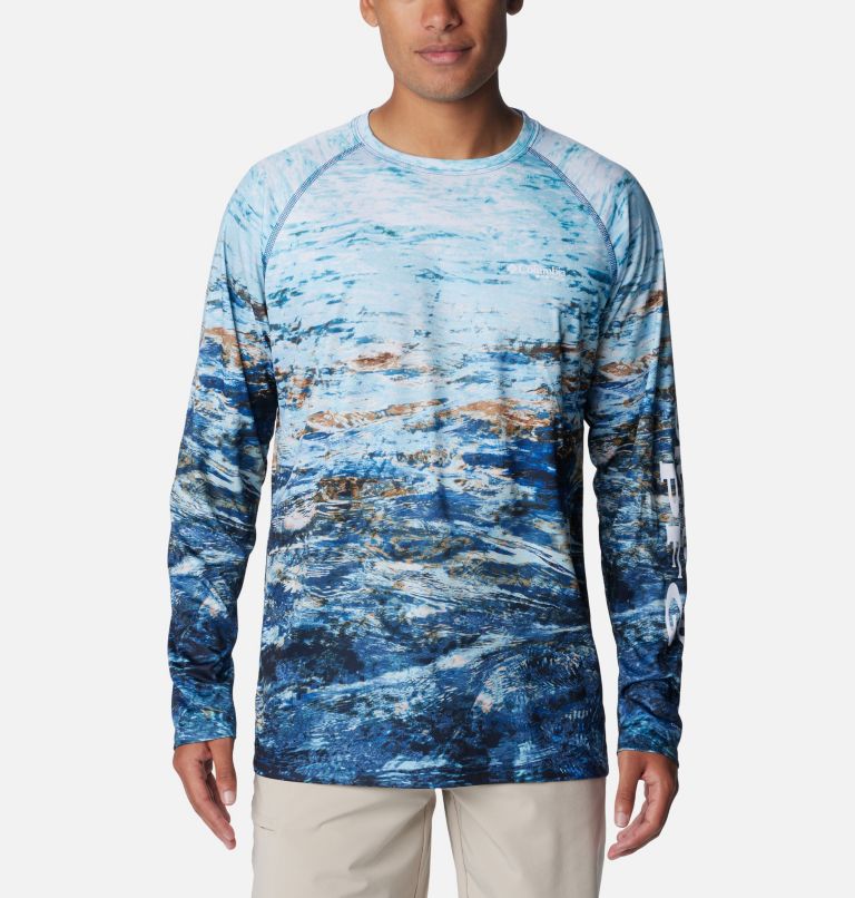 Hook Tackle Fishing Shirts Men UPF 50 UV Sun Protection T-Shirt Camo Long  Sleeve Fishing Clothing Breathable Performance Shirts, Upf Fishing  Clothing