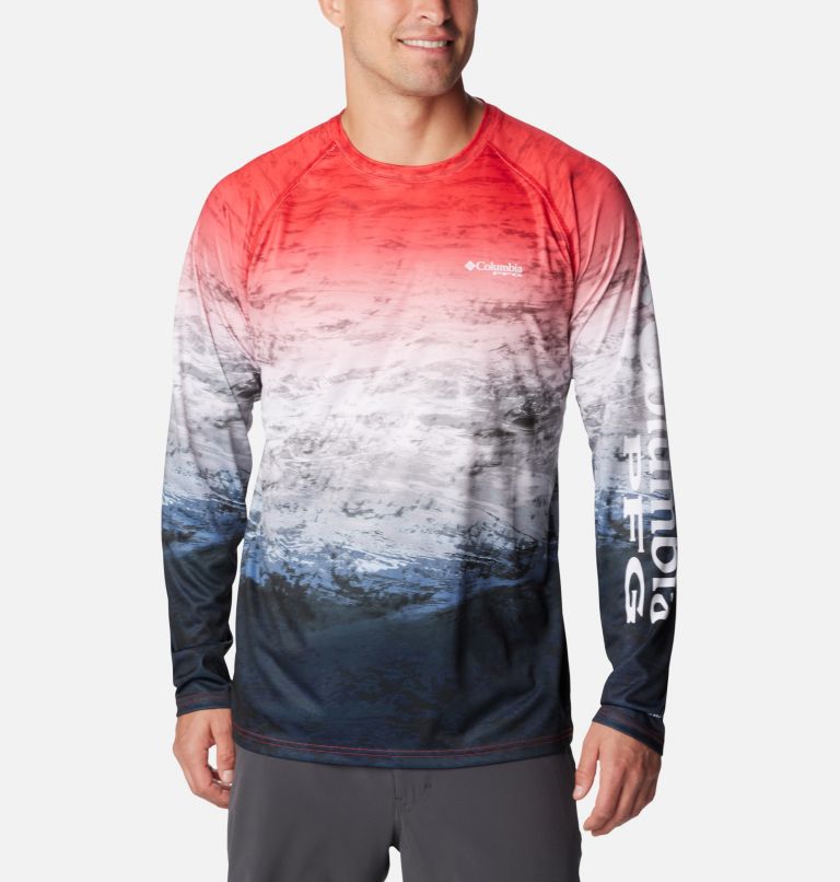 Spearfishing UV T-Shirt, Mens Protection Long Sleeve Tee, Scuba Diving, Fishing