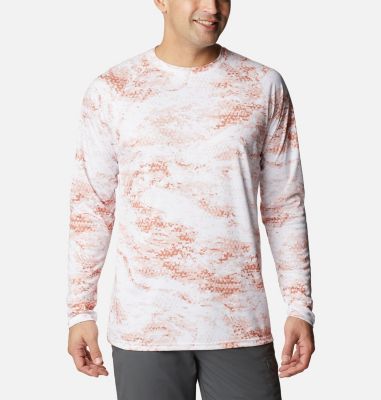 Columbia Men's Pfg Super Terminal Tackle Long Sleeve Shirt In Cool Grey Mossy Oak Bottomland 104382075