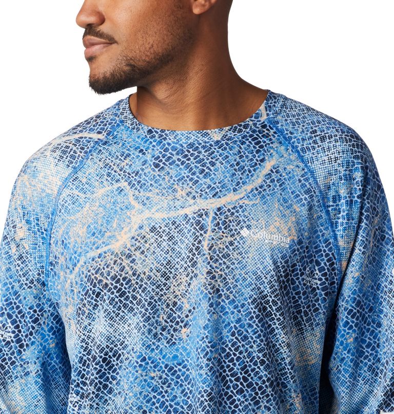 Super Terminal Tackle Long Sleeve Shirt | 911 | S, Color: Vivid Blue Realtree MAKO, image 4